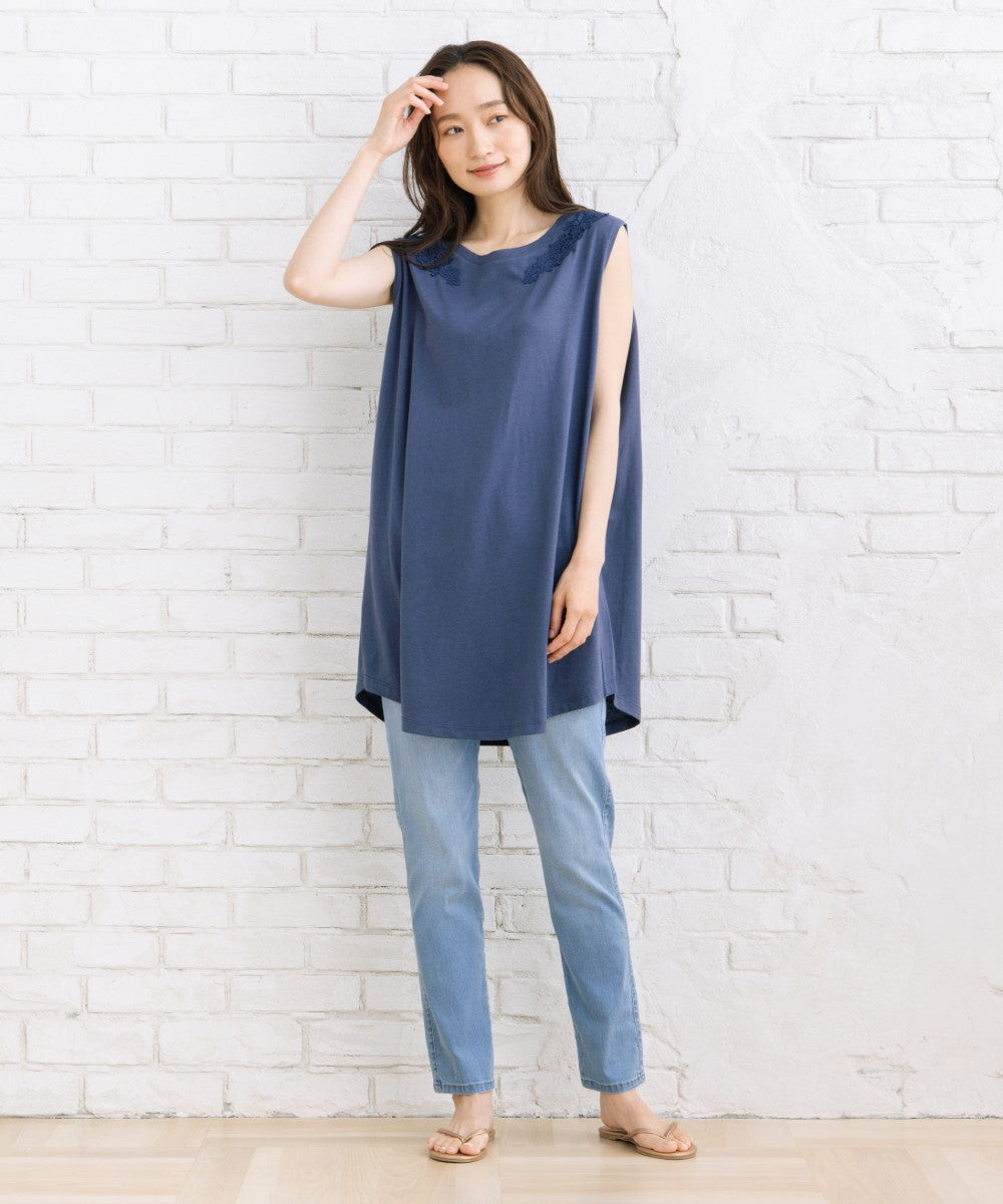 London Denim [接触冷感]9分丈デニムパンツ【先行予約】