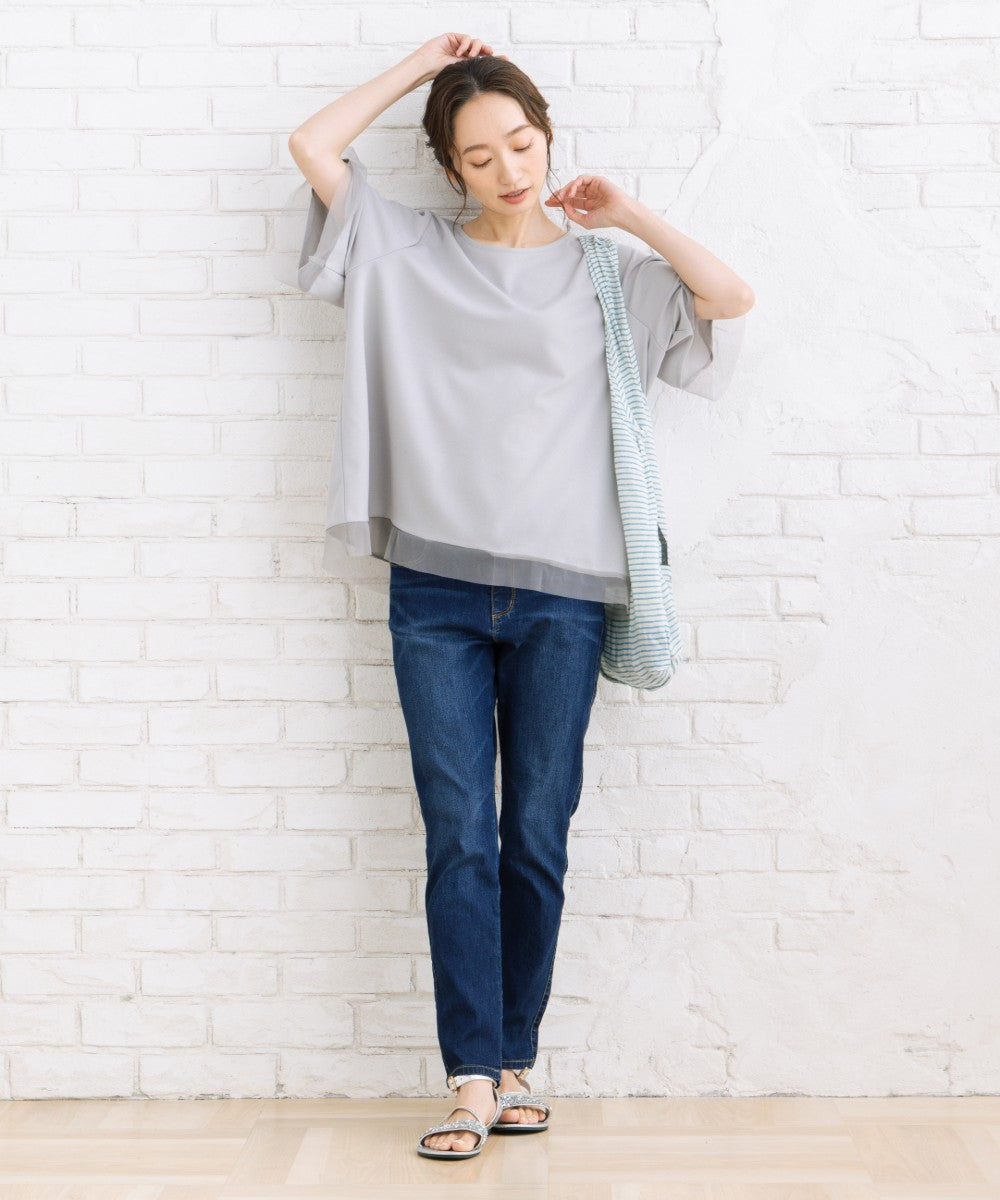 London Denim [接触冷感]9分丈デニムパンツ【先行予約】