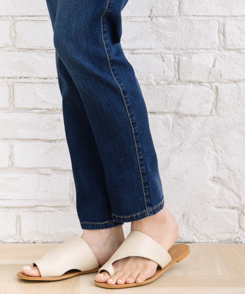 21号・23号(6L・7L) London Denim [接触冷感]9分丈デニムパンツ 【先行予約】