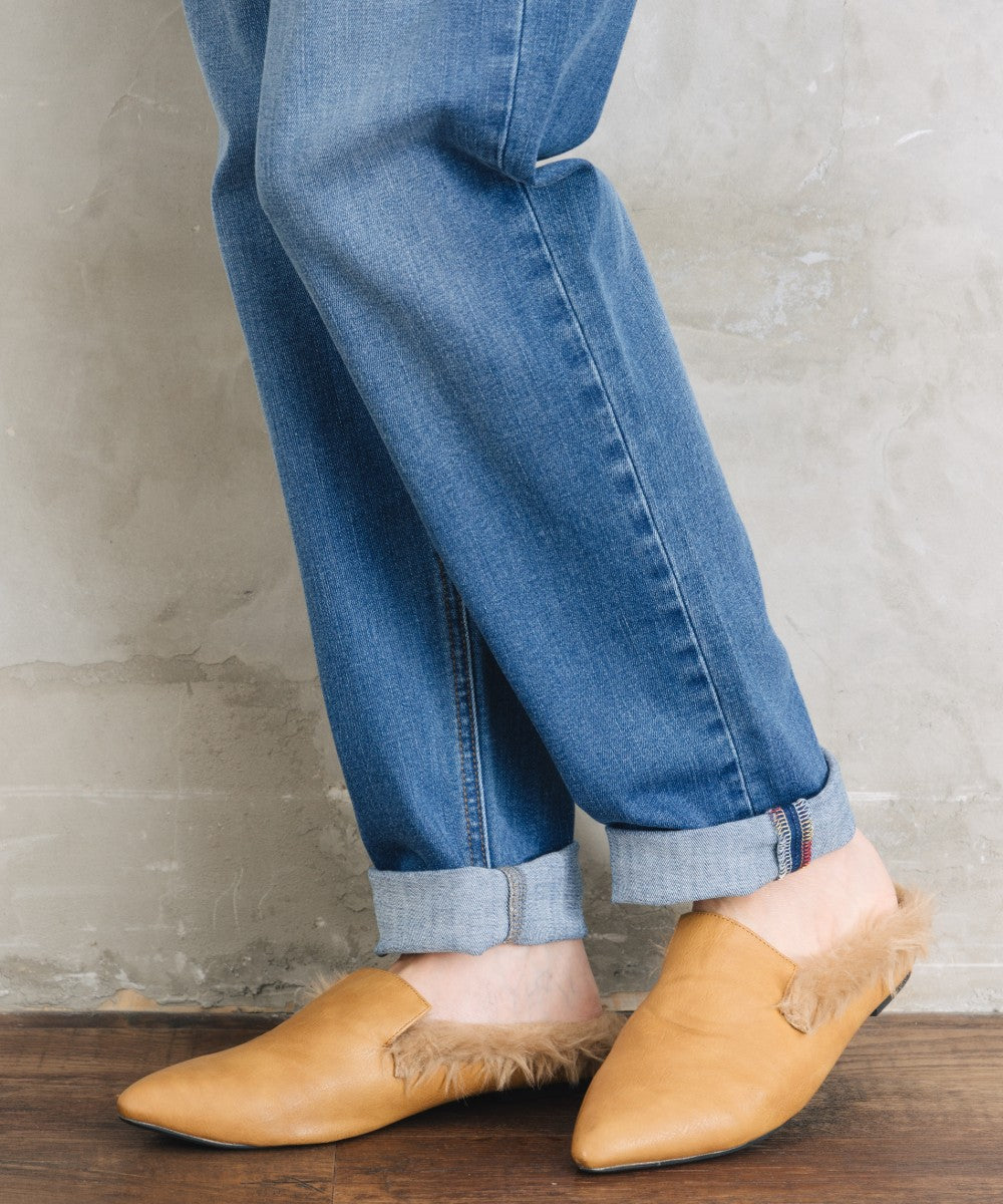 London Denim [Rogique]レインボーステッチエアレットデニム