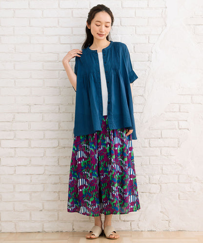 21号(6L～) INDESIGN ストライプ×バインプリントスカート