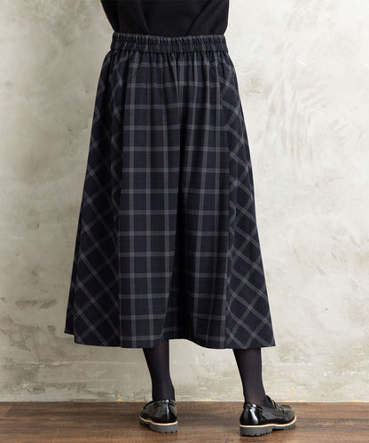 21号(6L～) 両面起毛チェックスカート