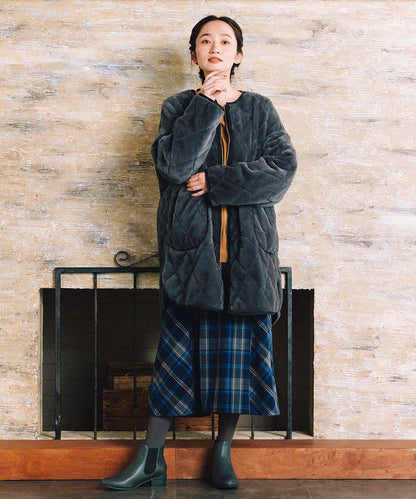 21号(6L～) 両面起毛チェックスカート