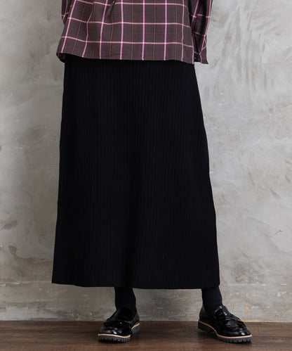 FONTLAB リブニットスカート