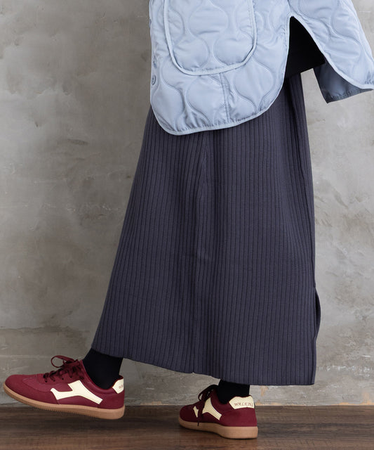 FONTLAB リブニットスカート