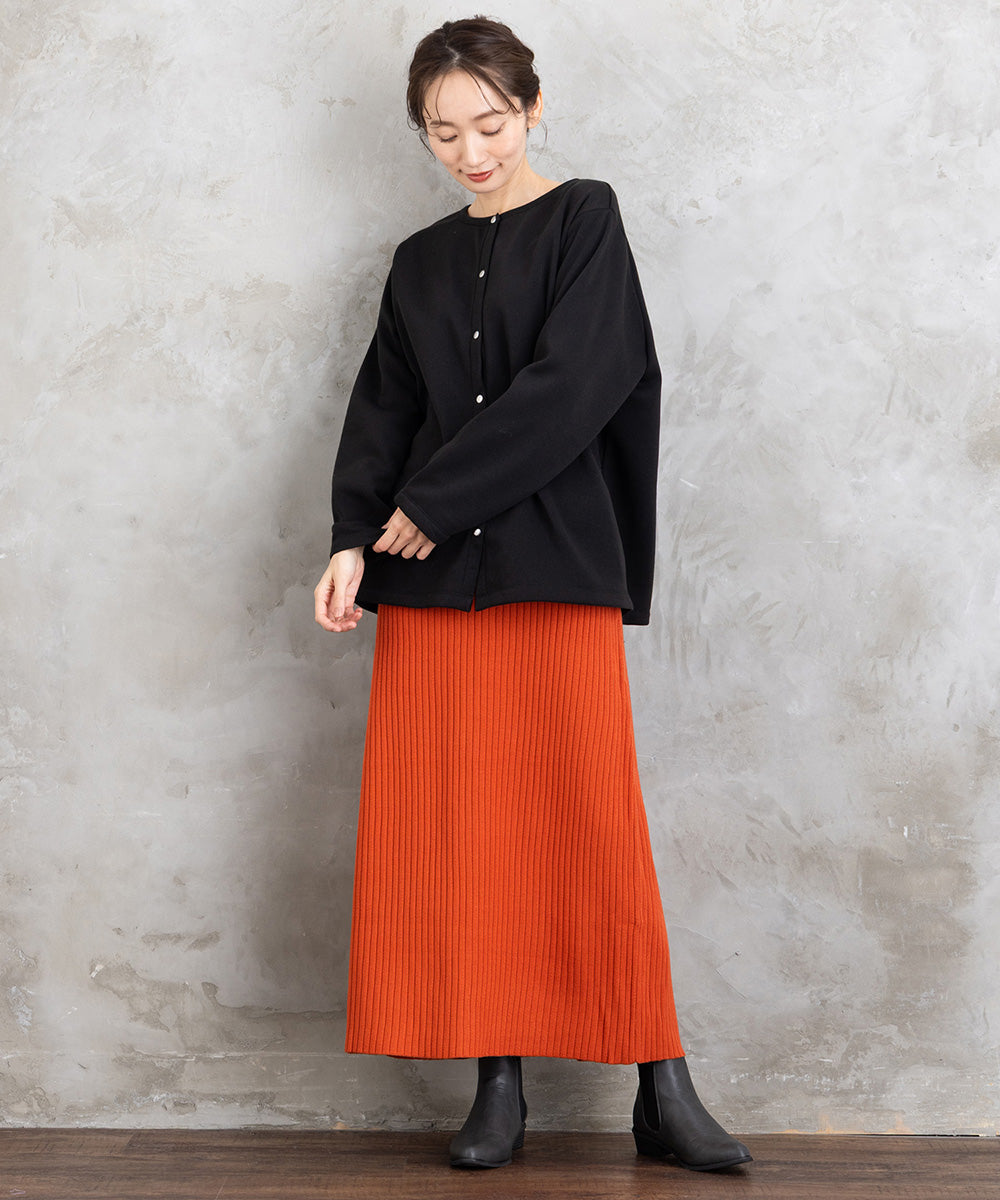 FONTLAB リブニットスカート