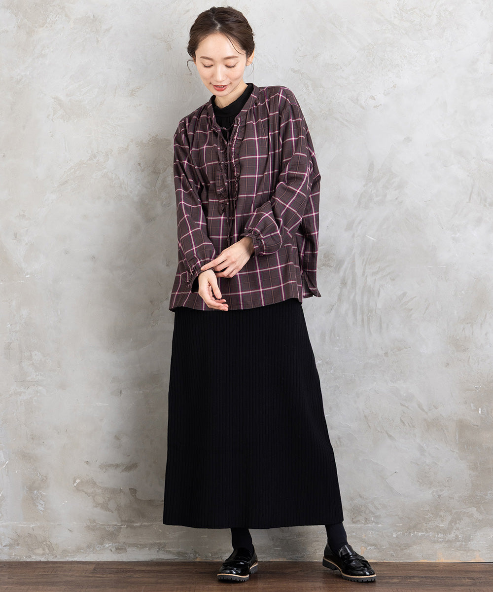 FONTLAB リブニットスカート