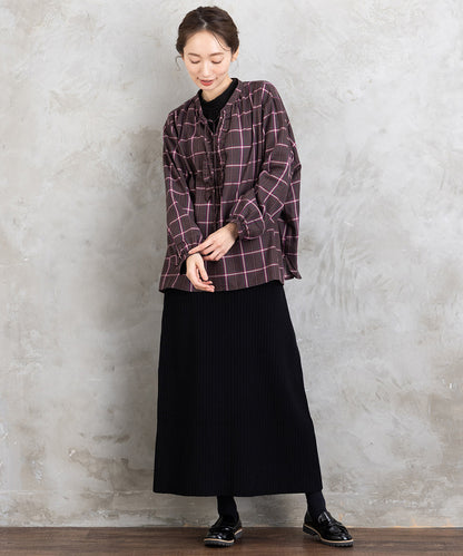 FONTLAB リブニットスカート