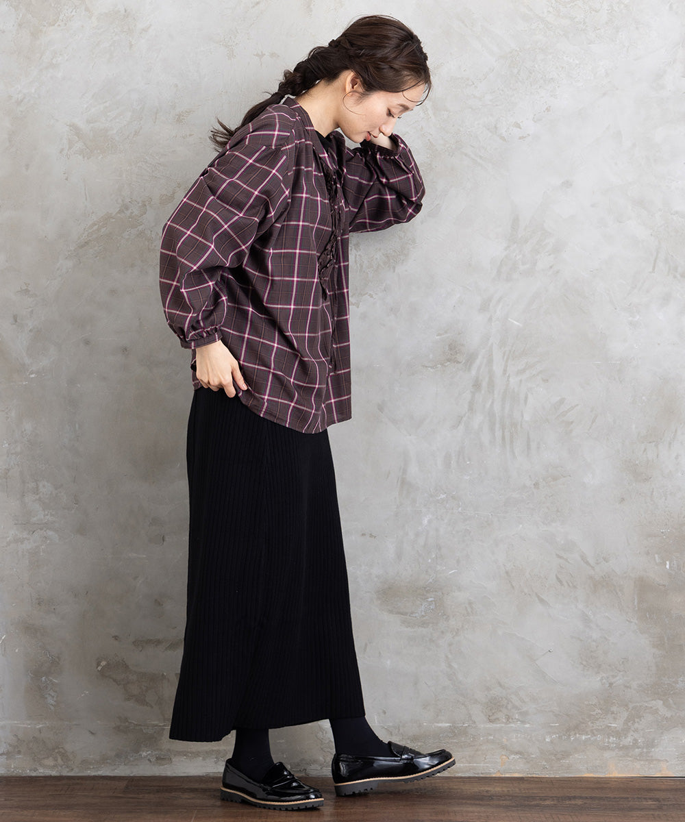 FONTLAB リブニットスカート