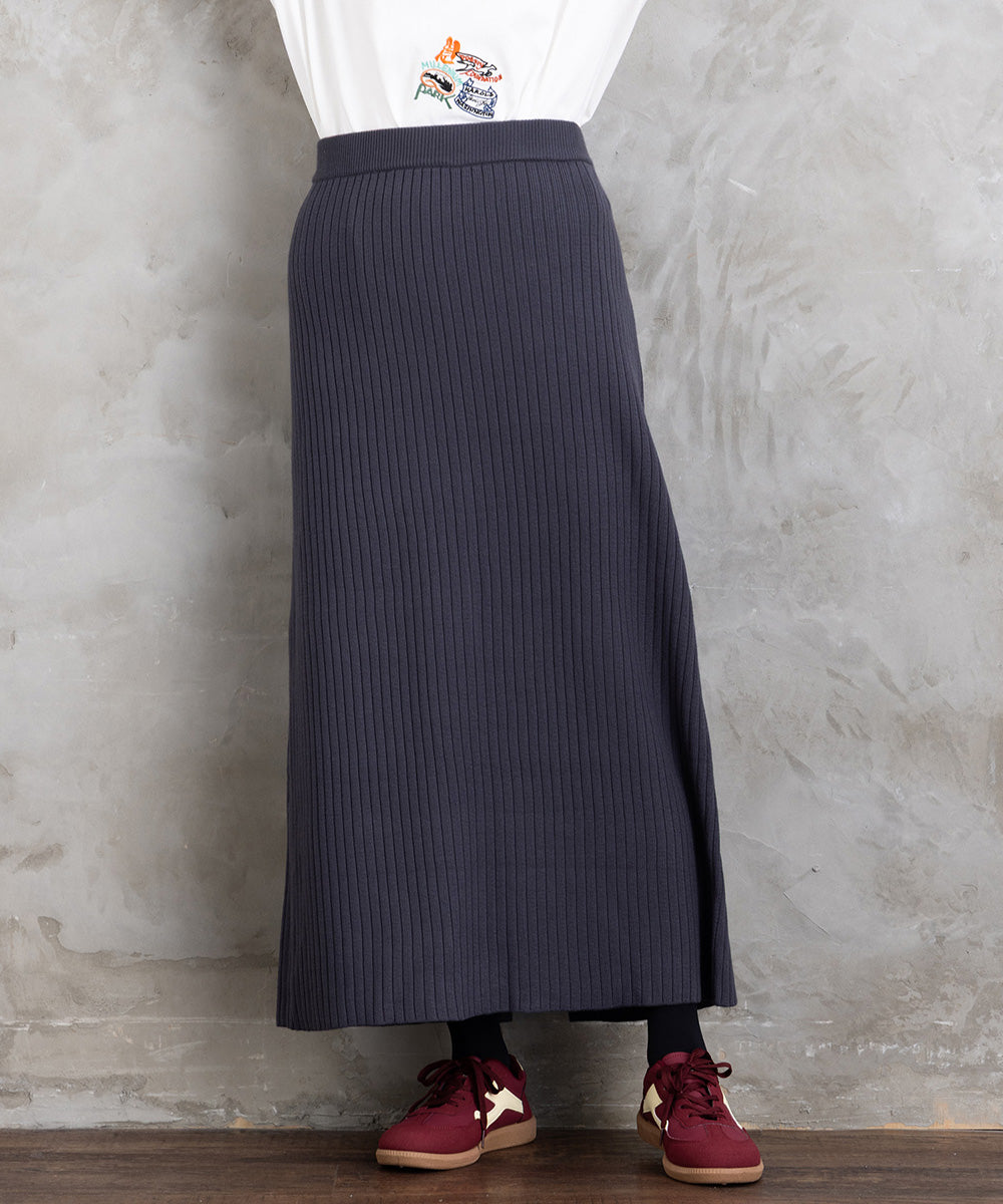 FONTLAB リブニットスカート