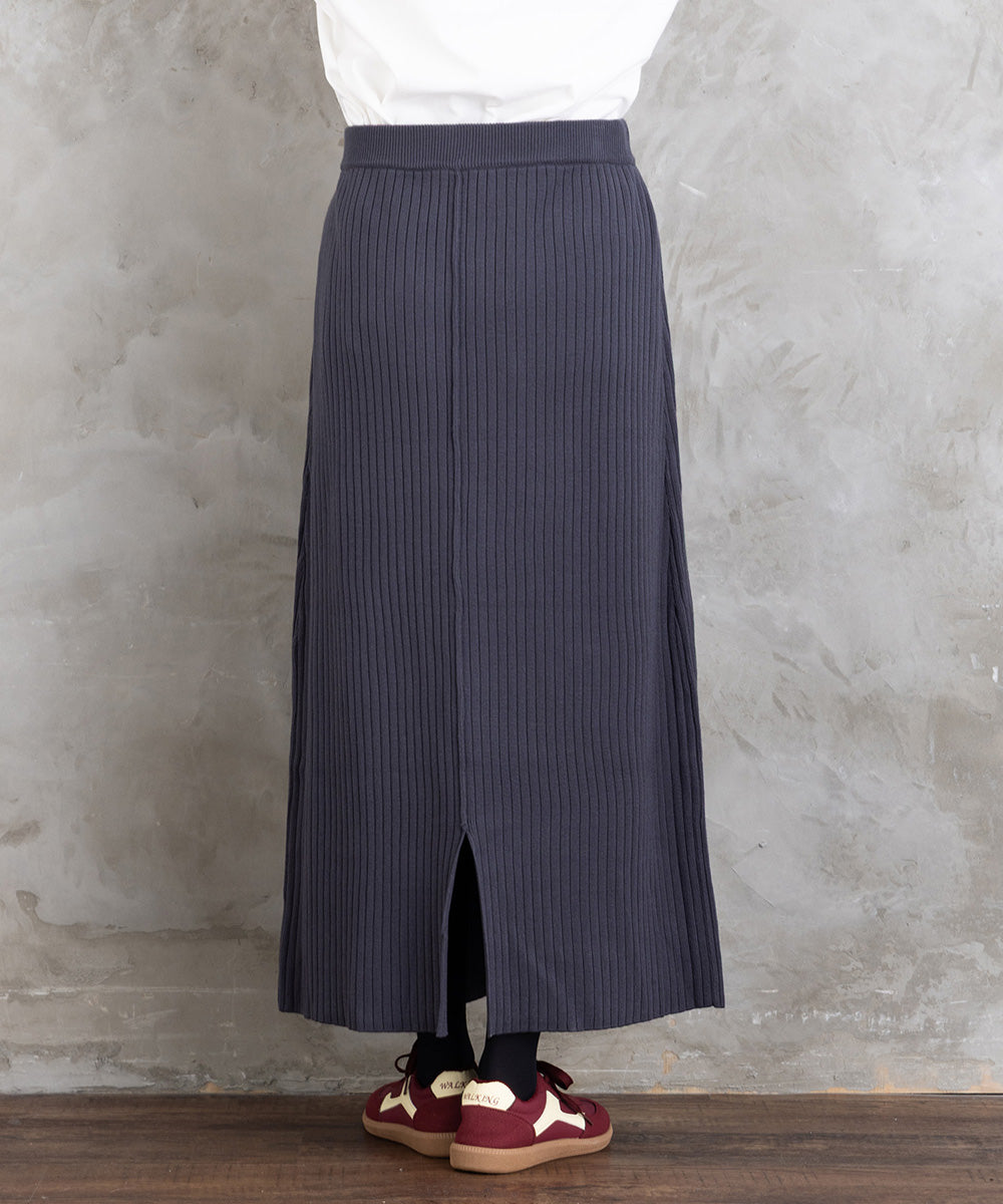 FONTLAB リブニットスカート