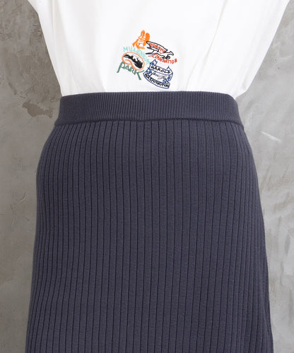 FONTLAB リブニットスカート