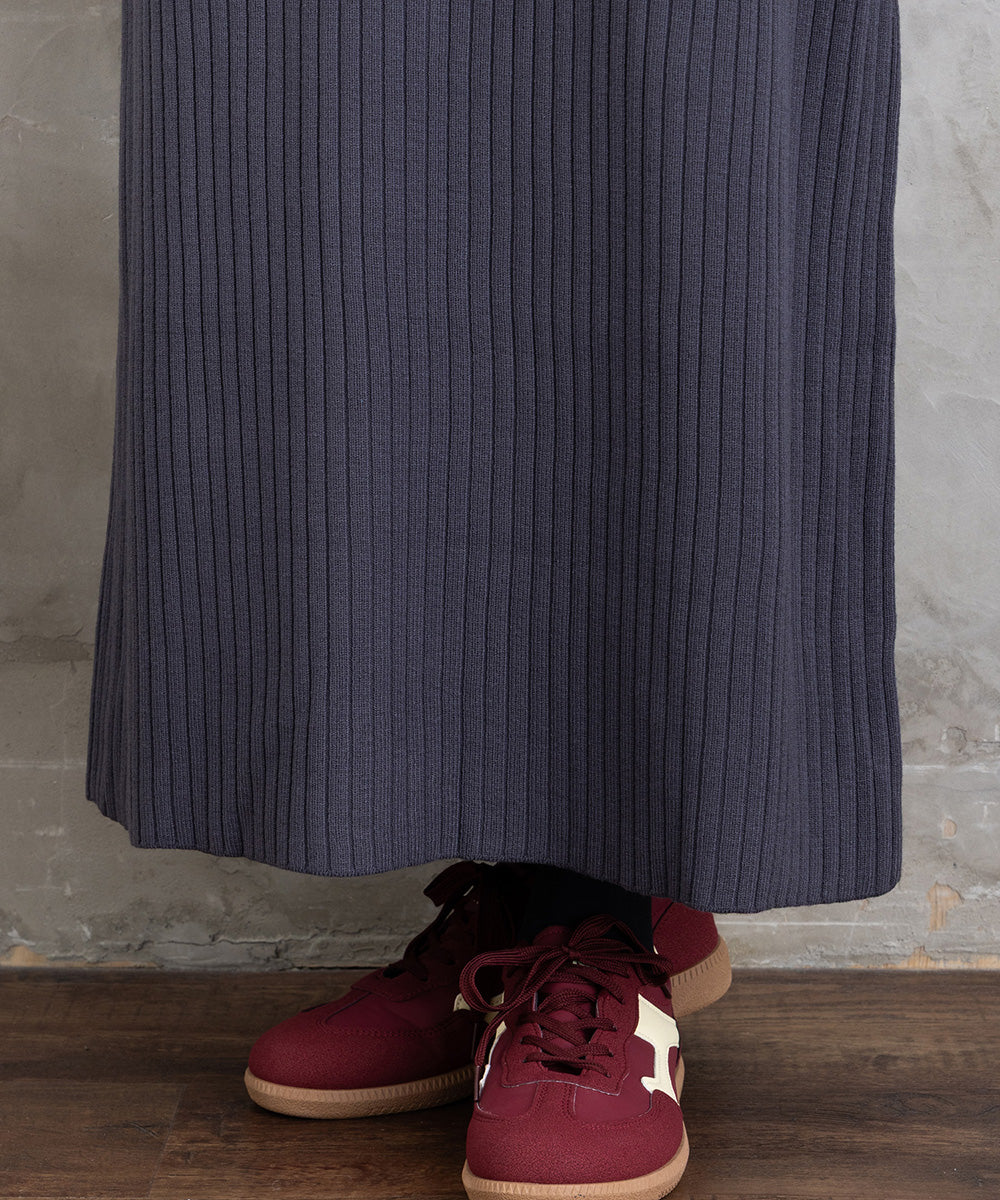 FONTLAB リブニットスカート