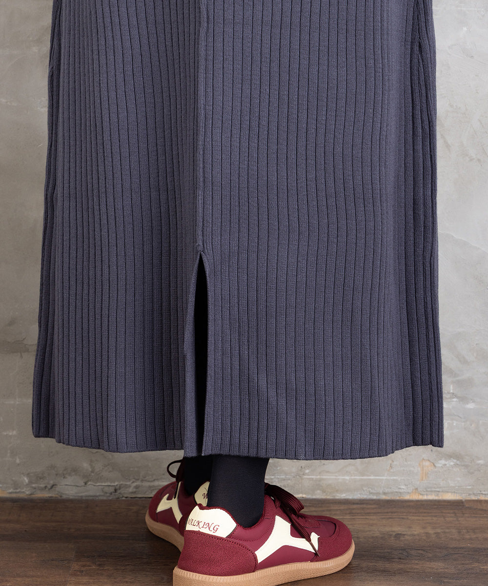 FONTLAB リブニットスカート