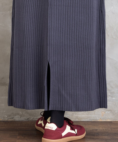 FONTLAB リブニットスカート