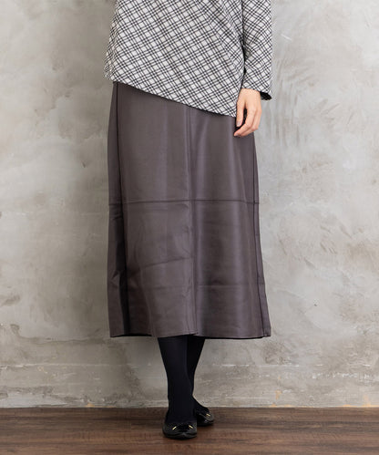 FONTLAB マシュマロレザーライクスカート