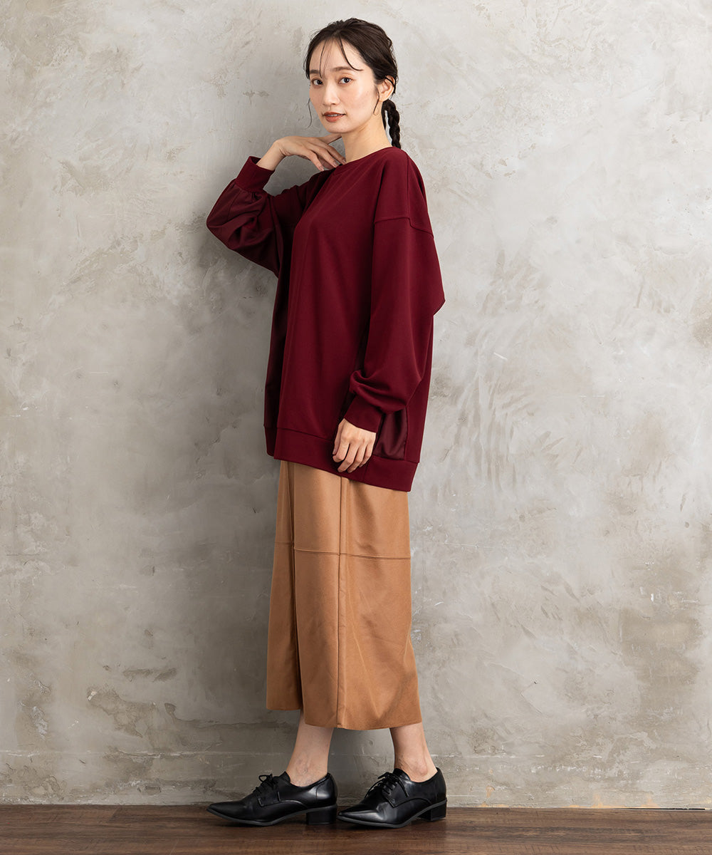 FONTLAB マシュマロレザーライクスカート