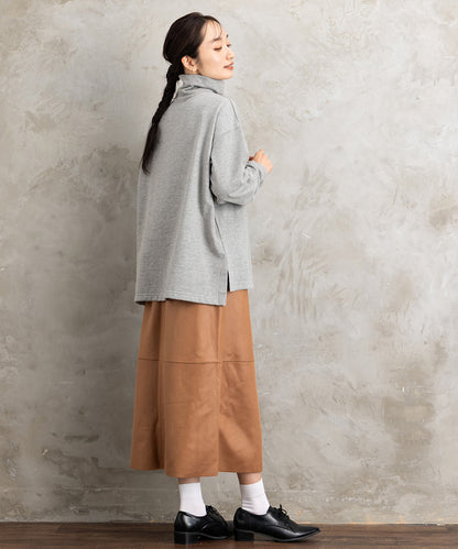 FONTLAB マシュマロレザーライクスカート