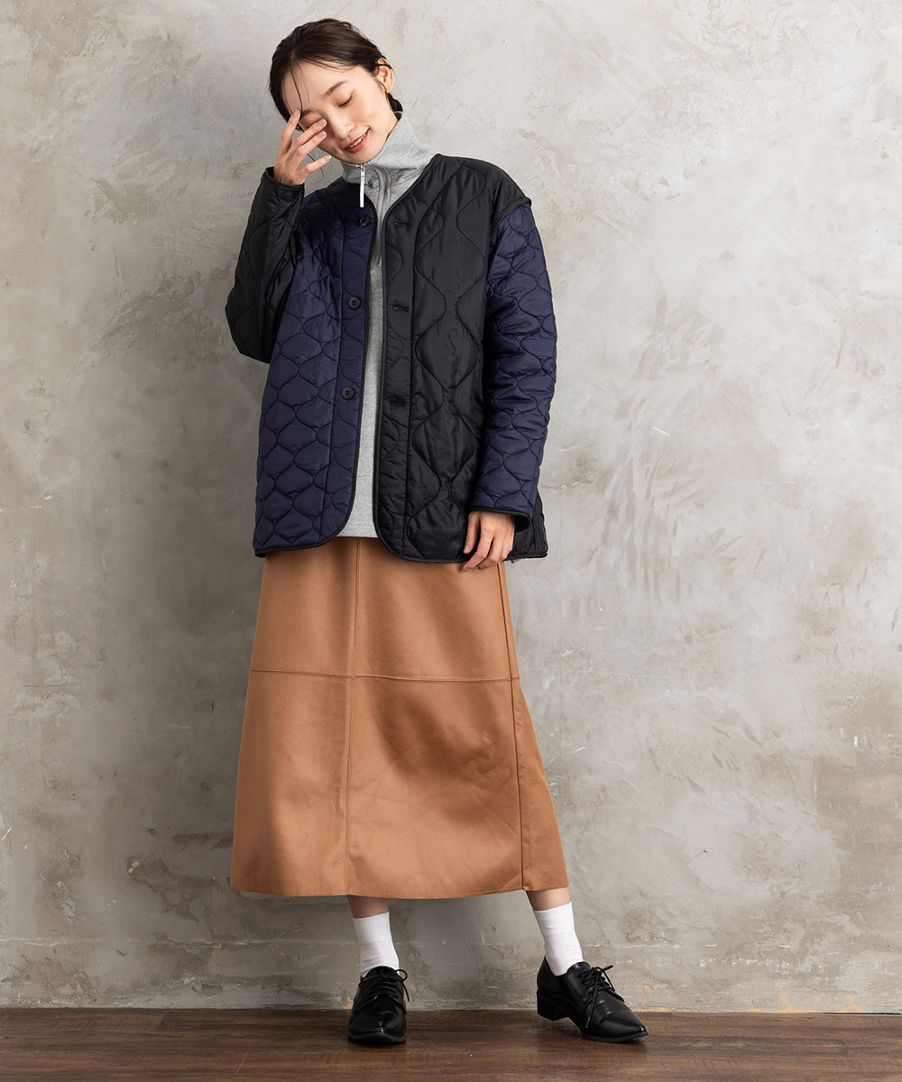 FONTLAB マシュマロレザーライクスカート