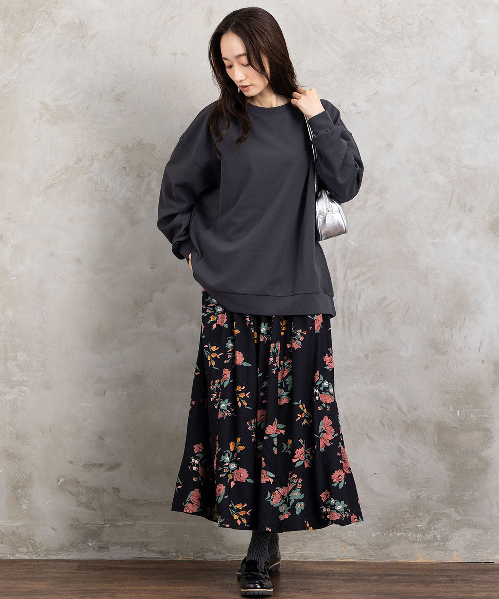 【美品】SUKALA 　ペイント風花柄　セットアップ　オンライン限定　Mサイズ NEW ARRIVALS - SUKALA（スカーラ）