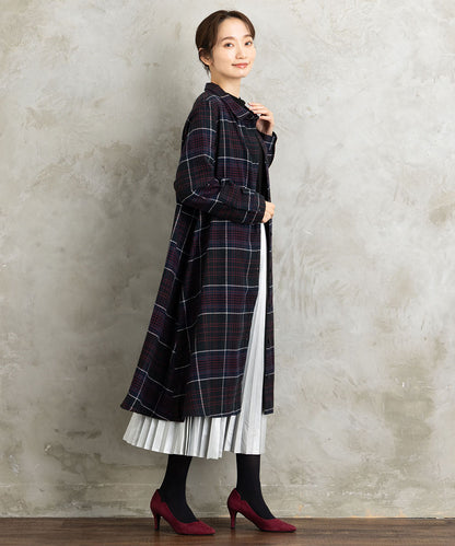 21号(6L～) レザーライクプリーツスカート