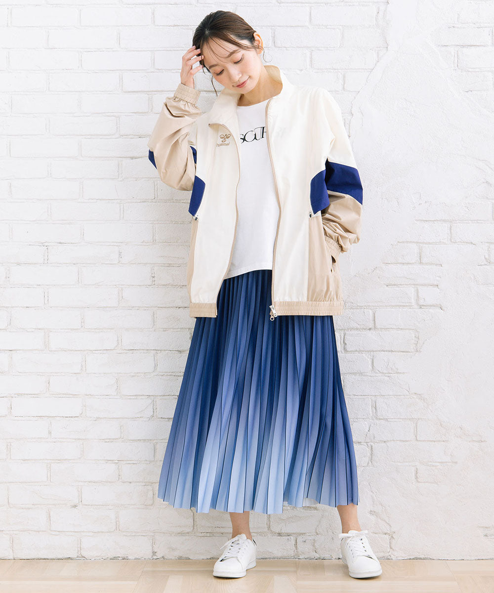グラデーションプリーツスカート
