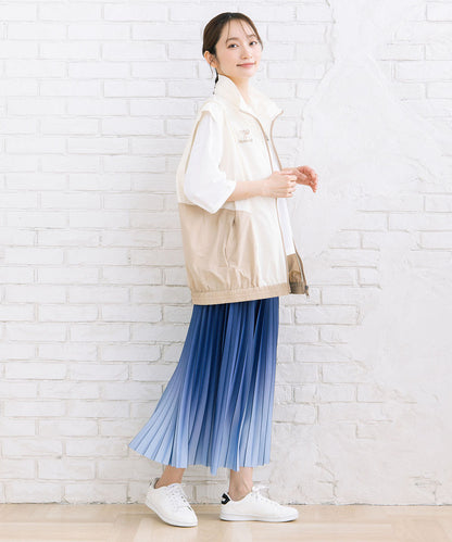 グラデーションプリーツスカート