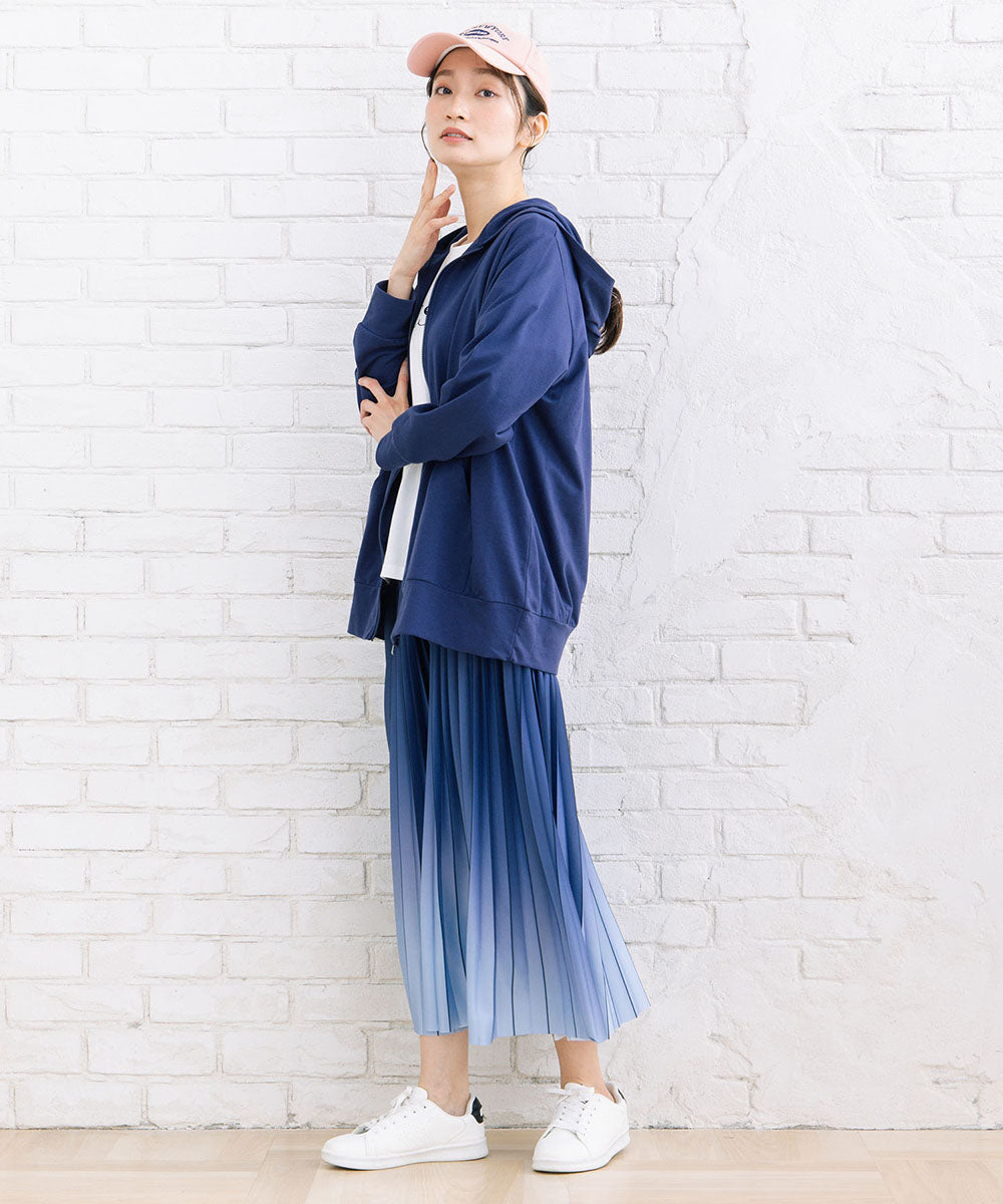 グラデーションプリーツスカート