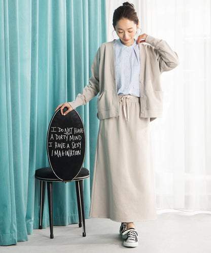 LIYOCA 裏毛Iラインスカート