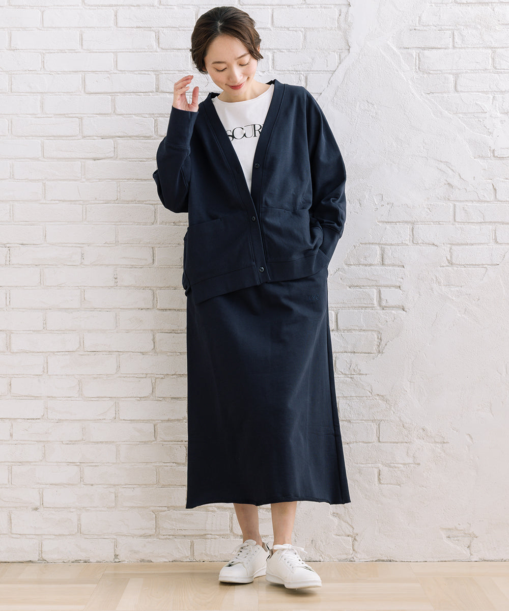 LIYOCA 裏毛Iラインスカート