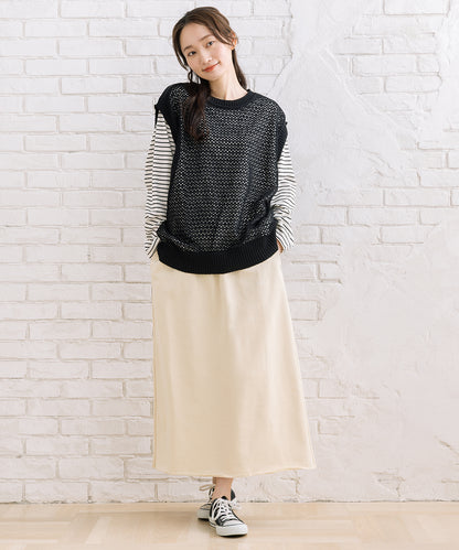 LIYOCA 裏毛Iラインスカート