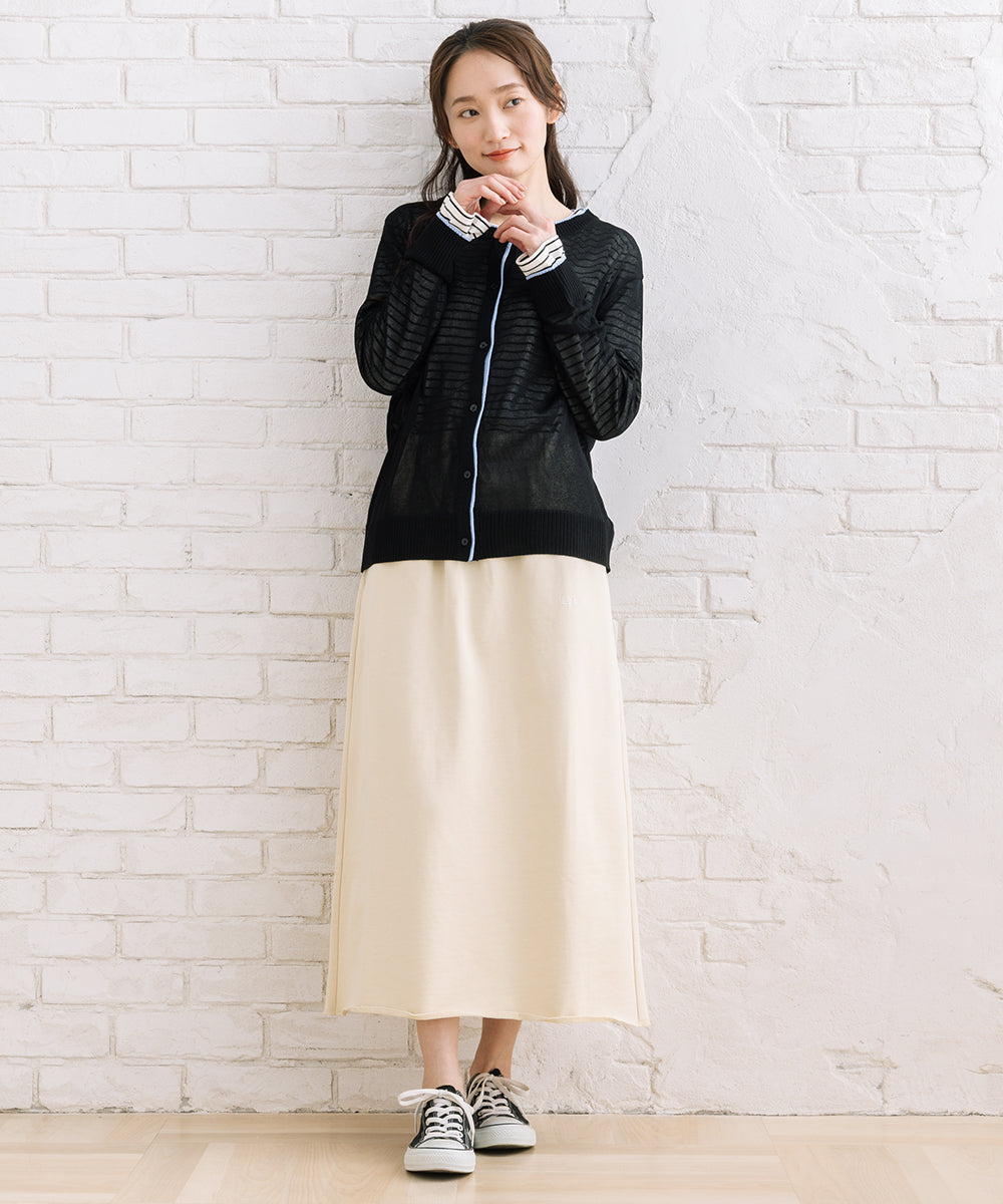 LIYOCA 裏毛Iラインスカート