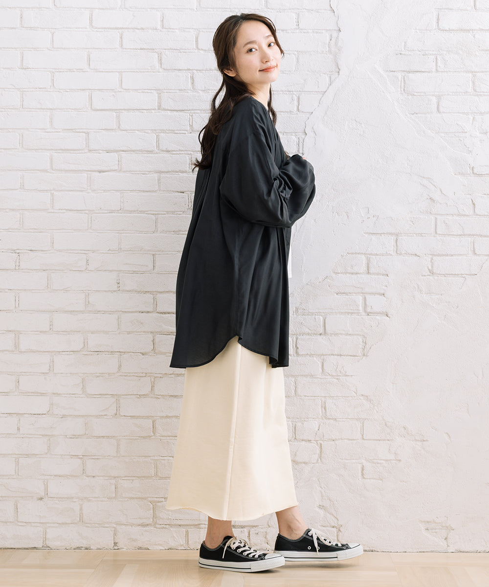 LIYOCA 裏毛Iラインスカート