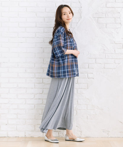 14-1677　FONTLAB レーヨンベア天ロングスカート