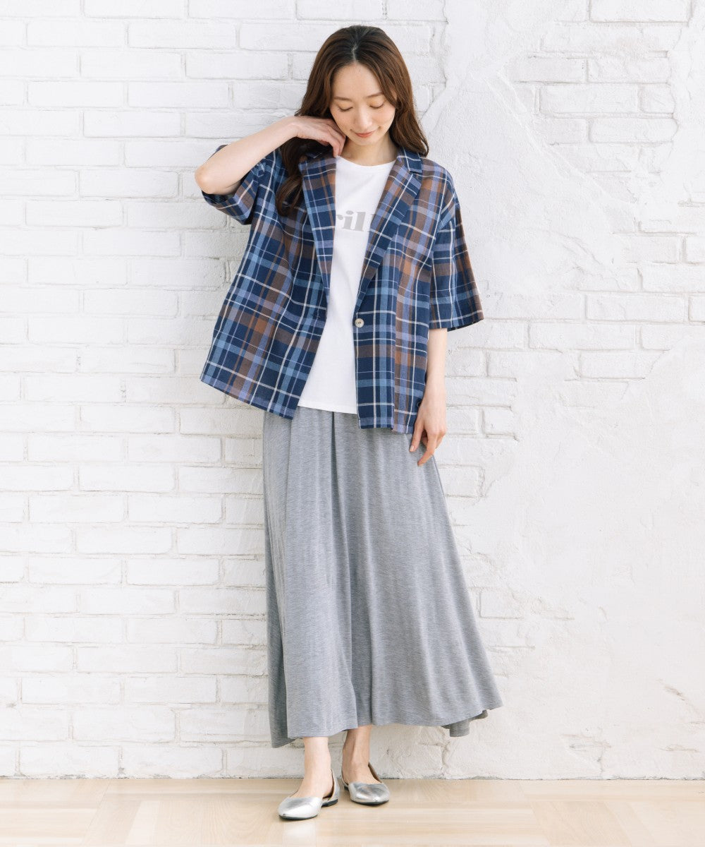 14-1677　FONTLAB レーヨンベア天ロングスカート