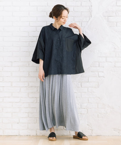 14-1677　FONTLAB レーヨンベア天ロングスカート