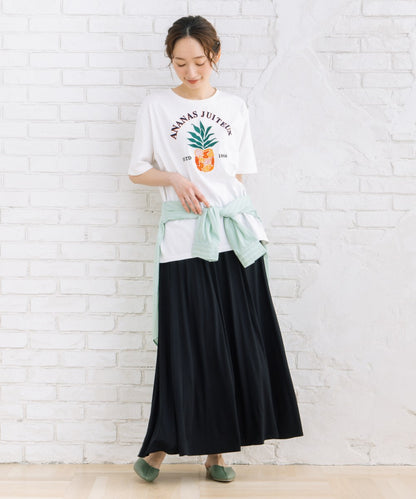 14-1677　FONTLAB レーヨンベア天ロングスカート