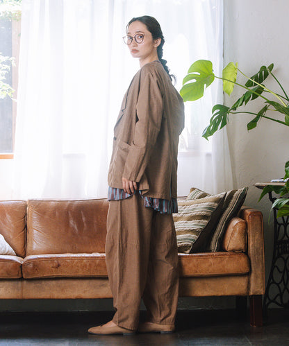 LIYOCA [30th]キュプラ混テーラードジャケット