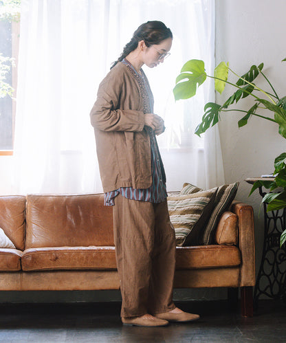 LIYOCA [30th]キュプラ混テーラードジャケット