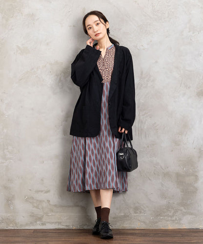 LIYOCA [30th]キュプラ混テーラードジャケット