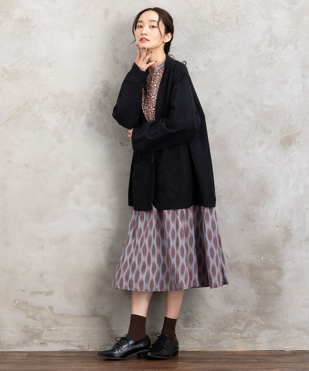 LIYOCA [30th]キュプラ混テーラードジャケット