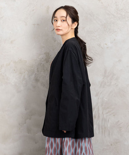 LIYOCA [30th]キュプラ混テーラードジャケット