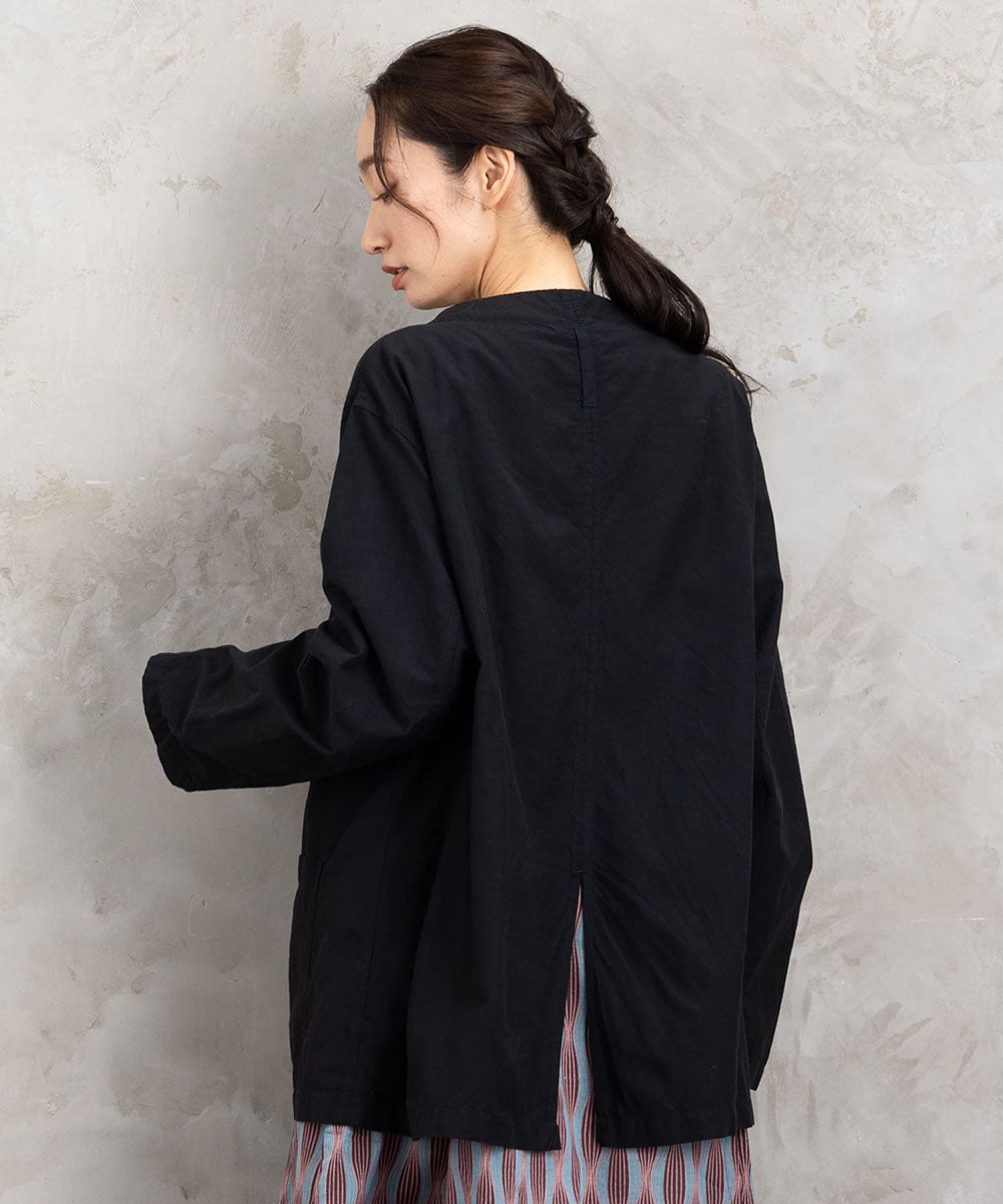 LIYOCA [30th]キュプラ混テーラードジャケット