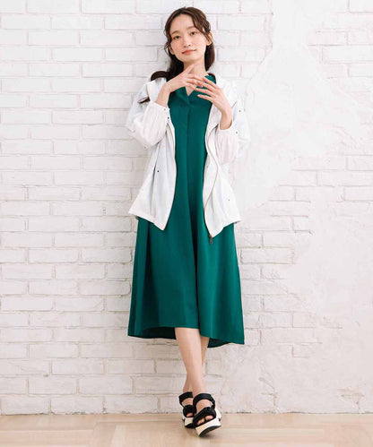 21号(6L～) INDESIGN プリント＆シャイニードットブルゾン