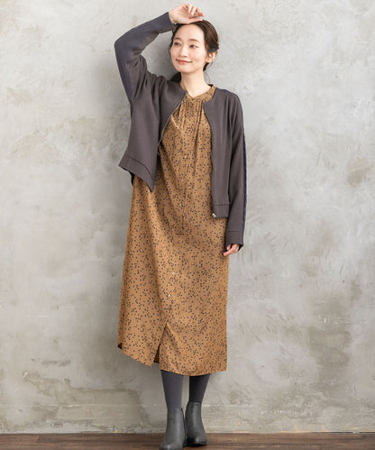 FONTLAB 裏毛×ケーブルコンビジップブルゾン