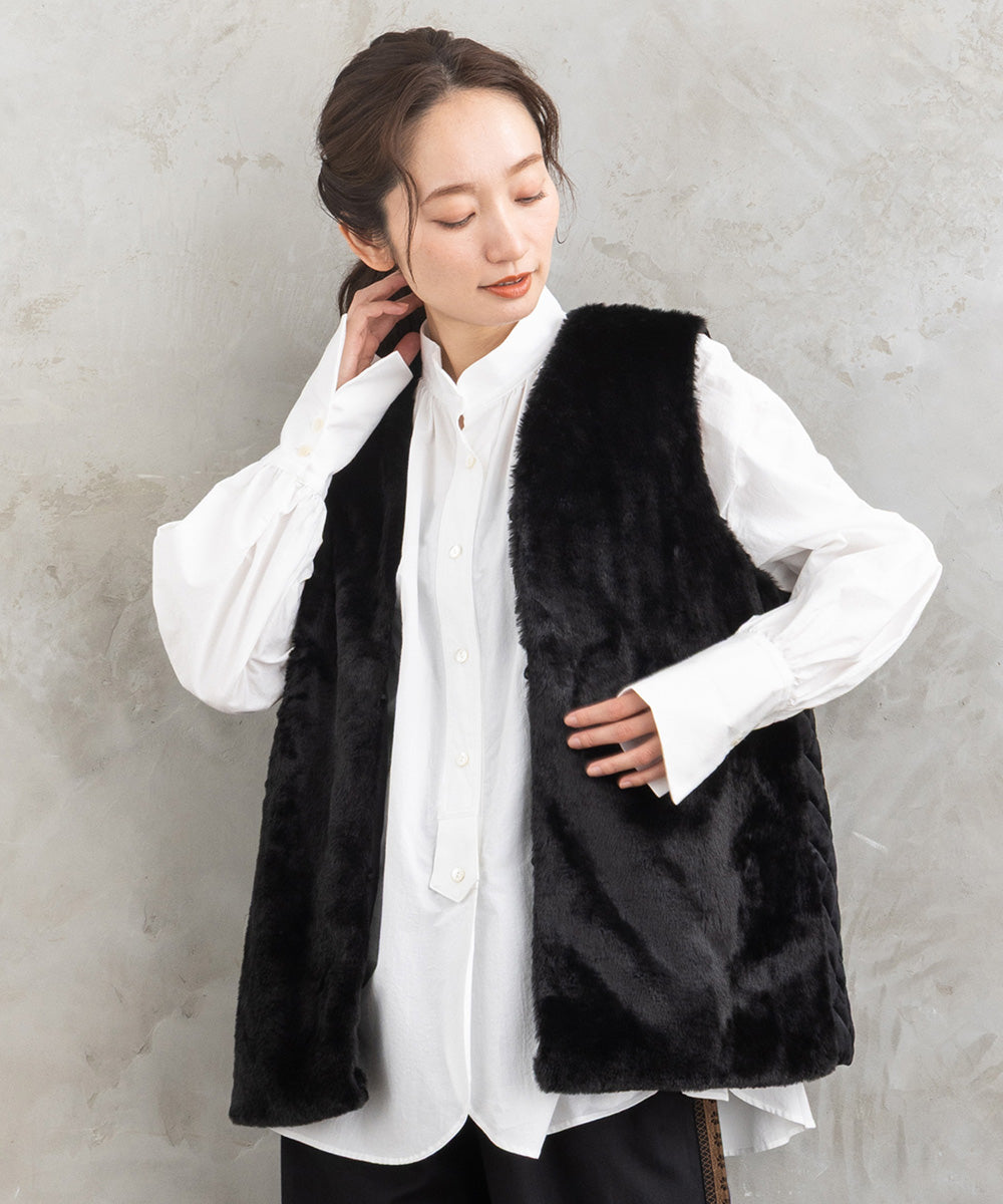 21号(6L～) FONTLAB カットベロア×エコファーコンビジレ