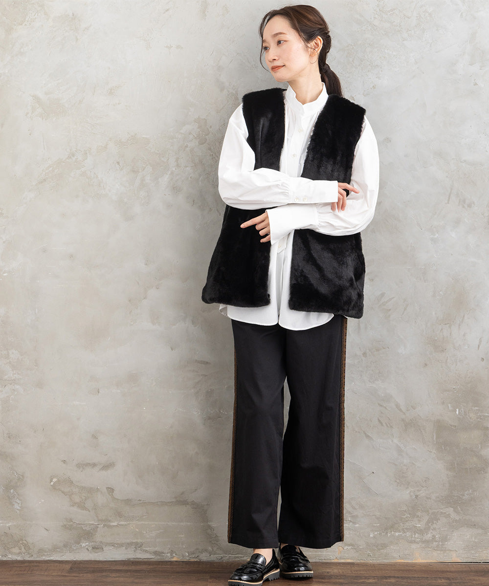 FONTLAB カットベロア×エコファーコンビジレ