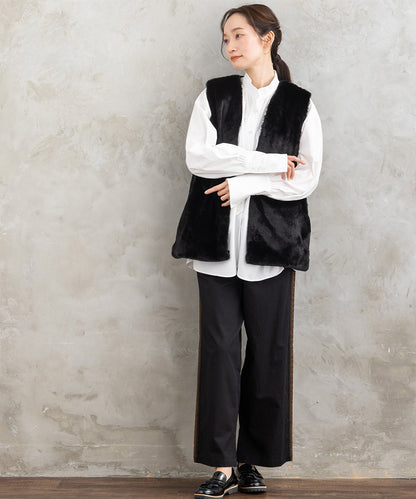 FONTLAB カットベロア×エコファーコンビジレ