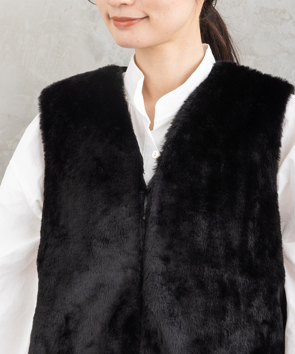 FONTLAB カットベロア×エコファーコンビジレ