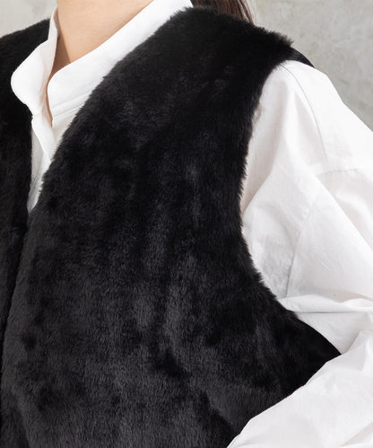 FONTLAB カットベロア×エコファーコンビジレ